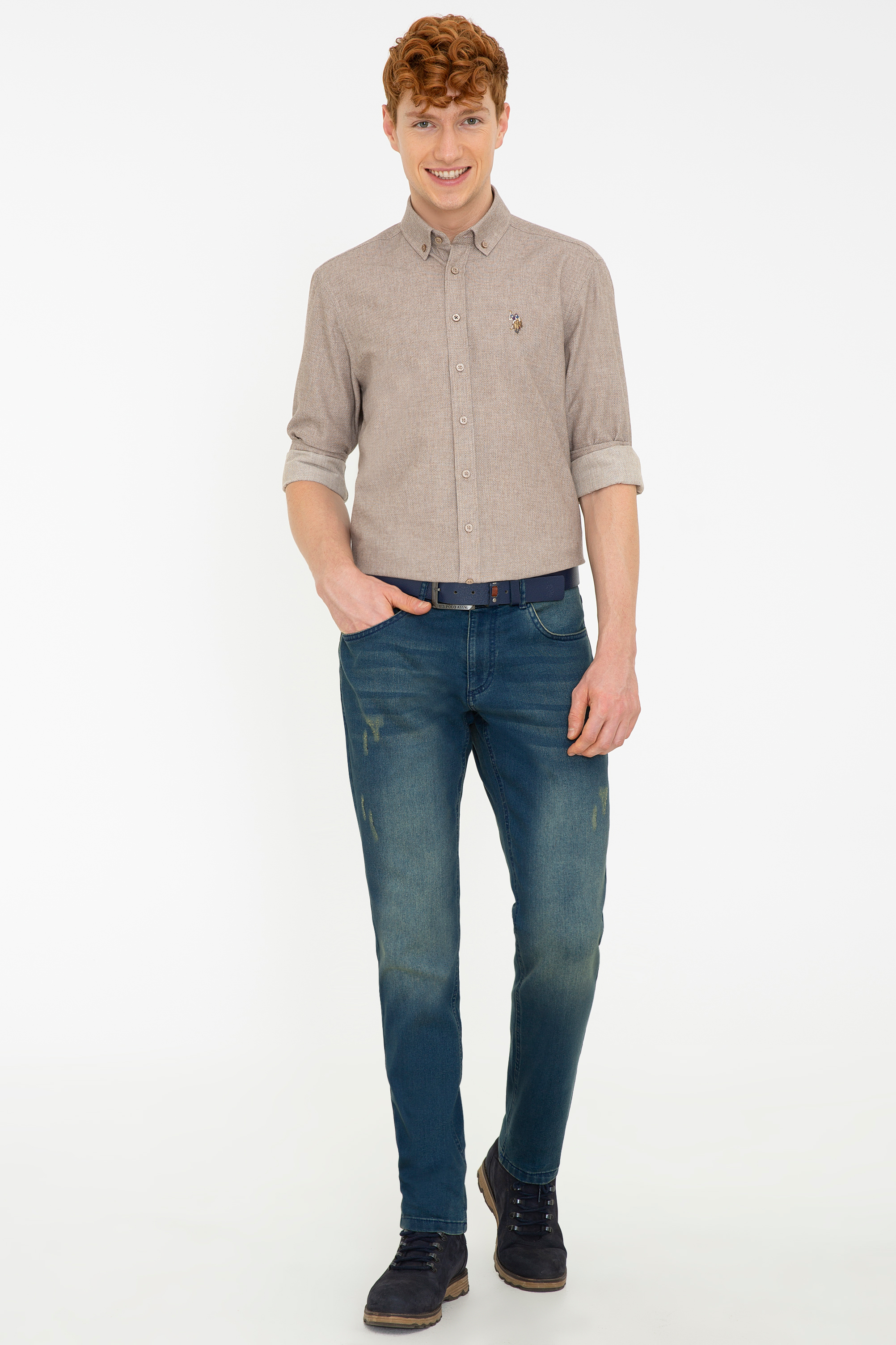 фото Джинсы мужские u.s. polo assn. g081sz0800lasel-slm-grncst синие 34