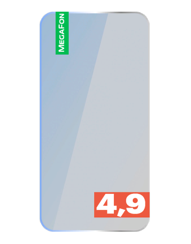 Защитное стекло  универсальное 4.9''