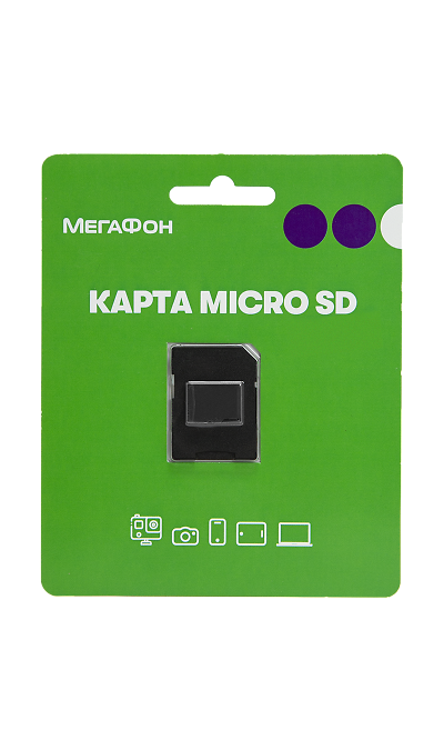 Карта памяти Flexis MicroSD HC 16 ГБ class 10 (с адаптером)