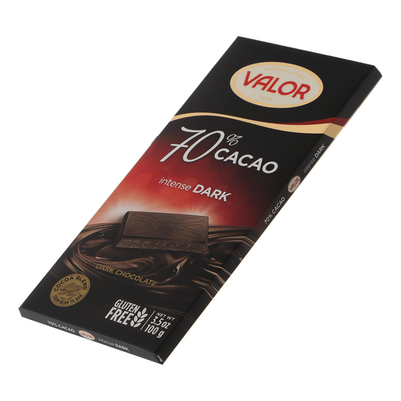 Шоколад Valor Chocolates темный 70% 100 г