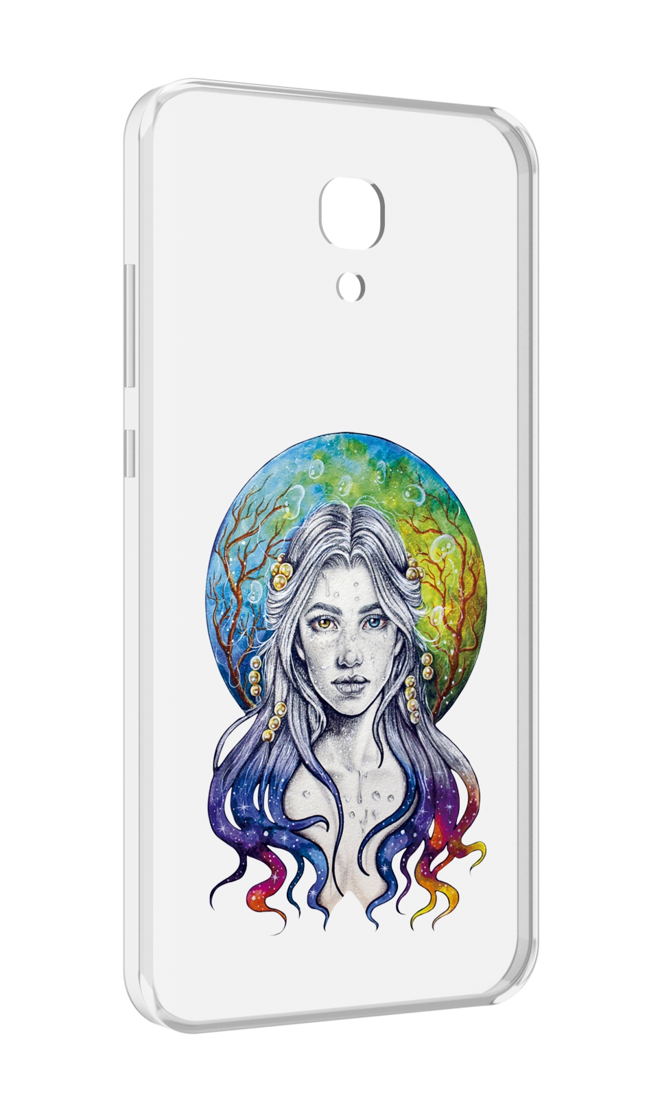 

Чехол MyPads девушка с красивыми волосами для Meizu M6 (M711Q), Прозрачный, Tocco