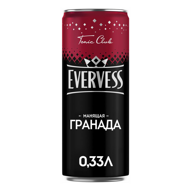 

Газированный напиток Evervess Манящая Гранада 0,33 л
