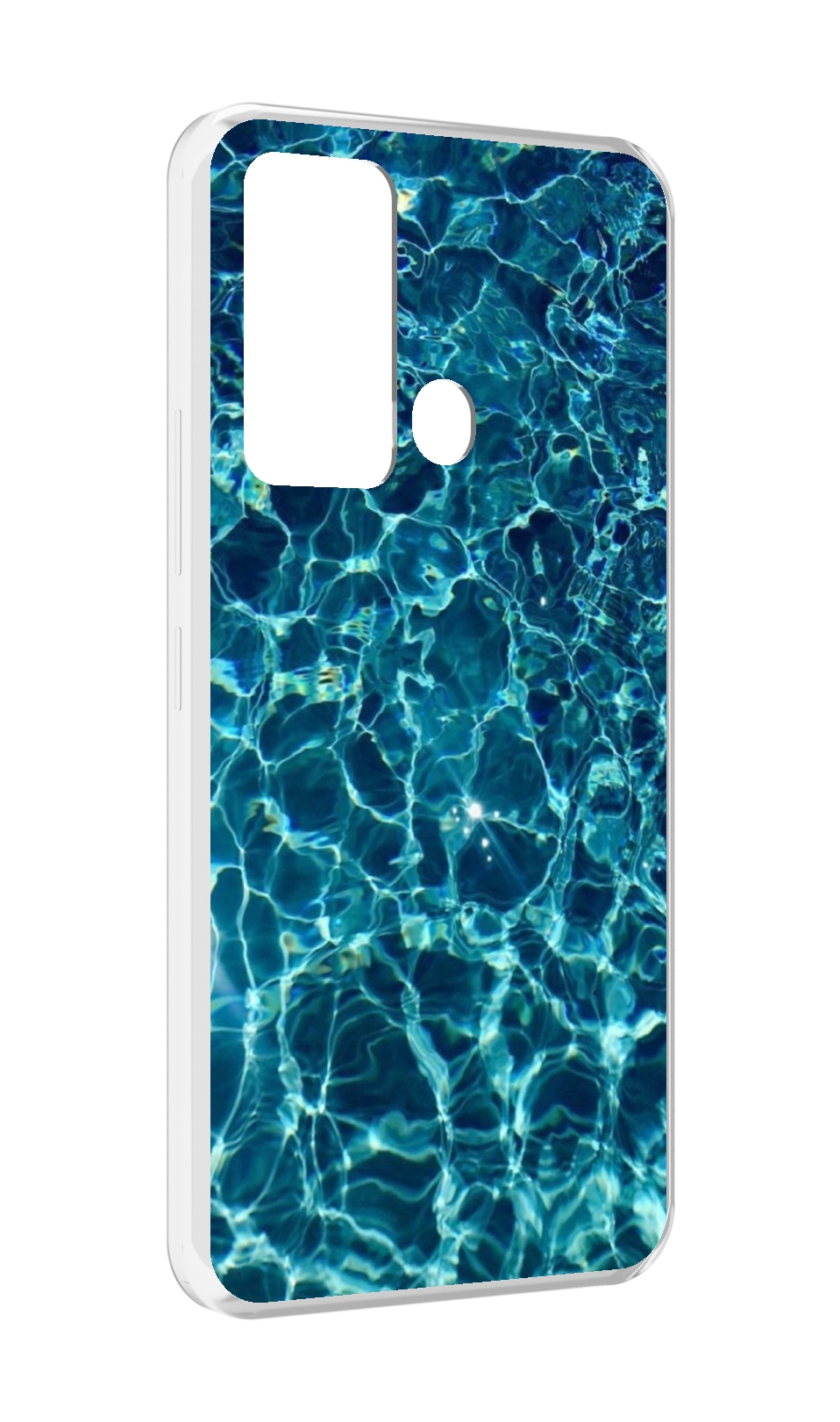 

Чехол MyPads красивая голубая вода для ITEl Vision 3, Прозрачный, Tocco