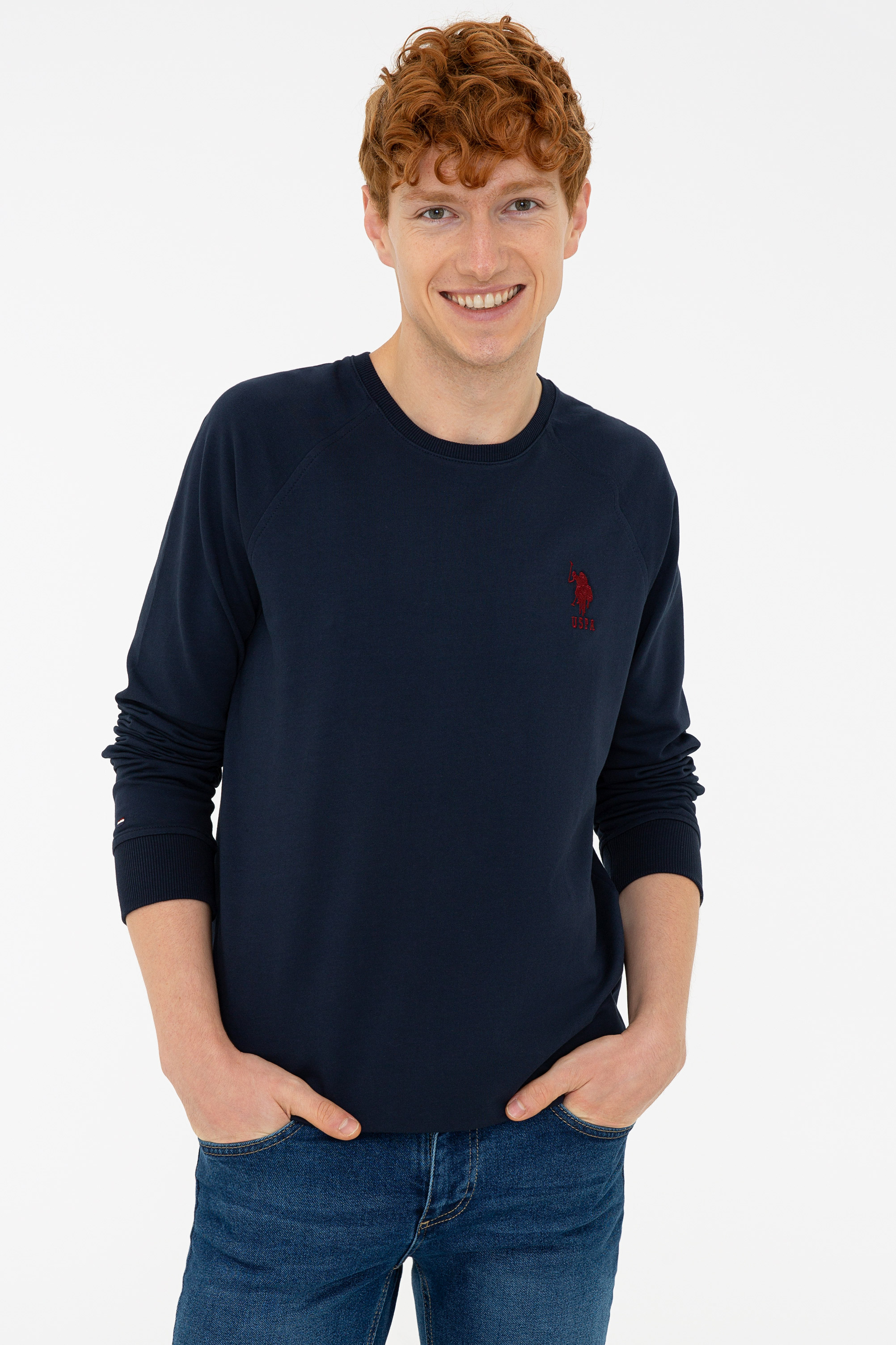 фото Лонгслив мужской u.s. polo assn. g081sz0820grardosk21 синий 2xl