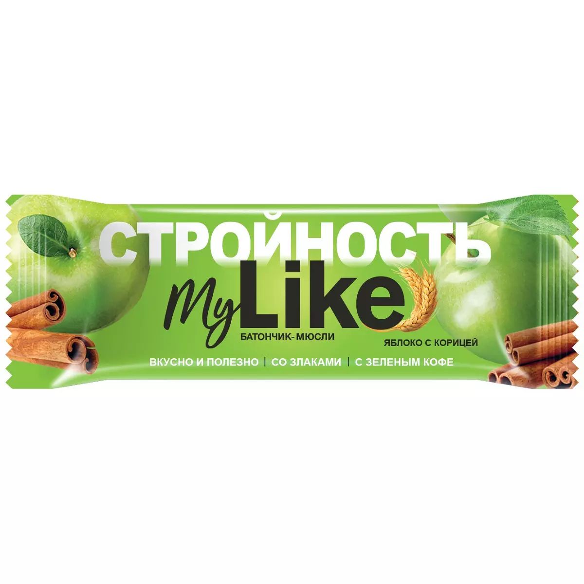 Батончик-мюсли Леовит My like Стройность мультизлаковый яблоко-корица 25 г