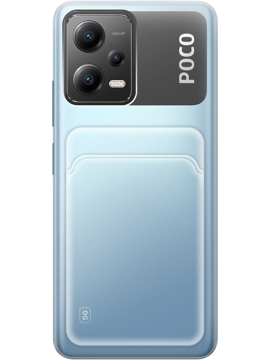 

Силиконовый чехол на Xiaomi Poco X5 5G прозрачный, 20011995