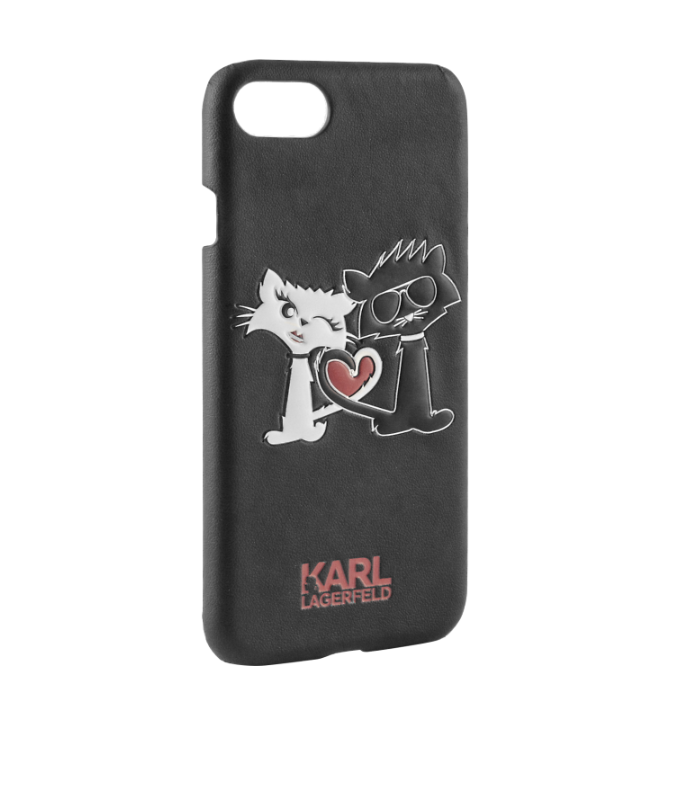 

Чехол-крышка Karl Lagerfeld "Коты Love" для Apple iPhone 7/8, кожзам / пластик, черный (So, "Коты Love" для Apple iPhone 7/8 Soft Case