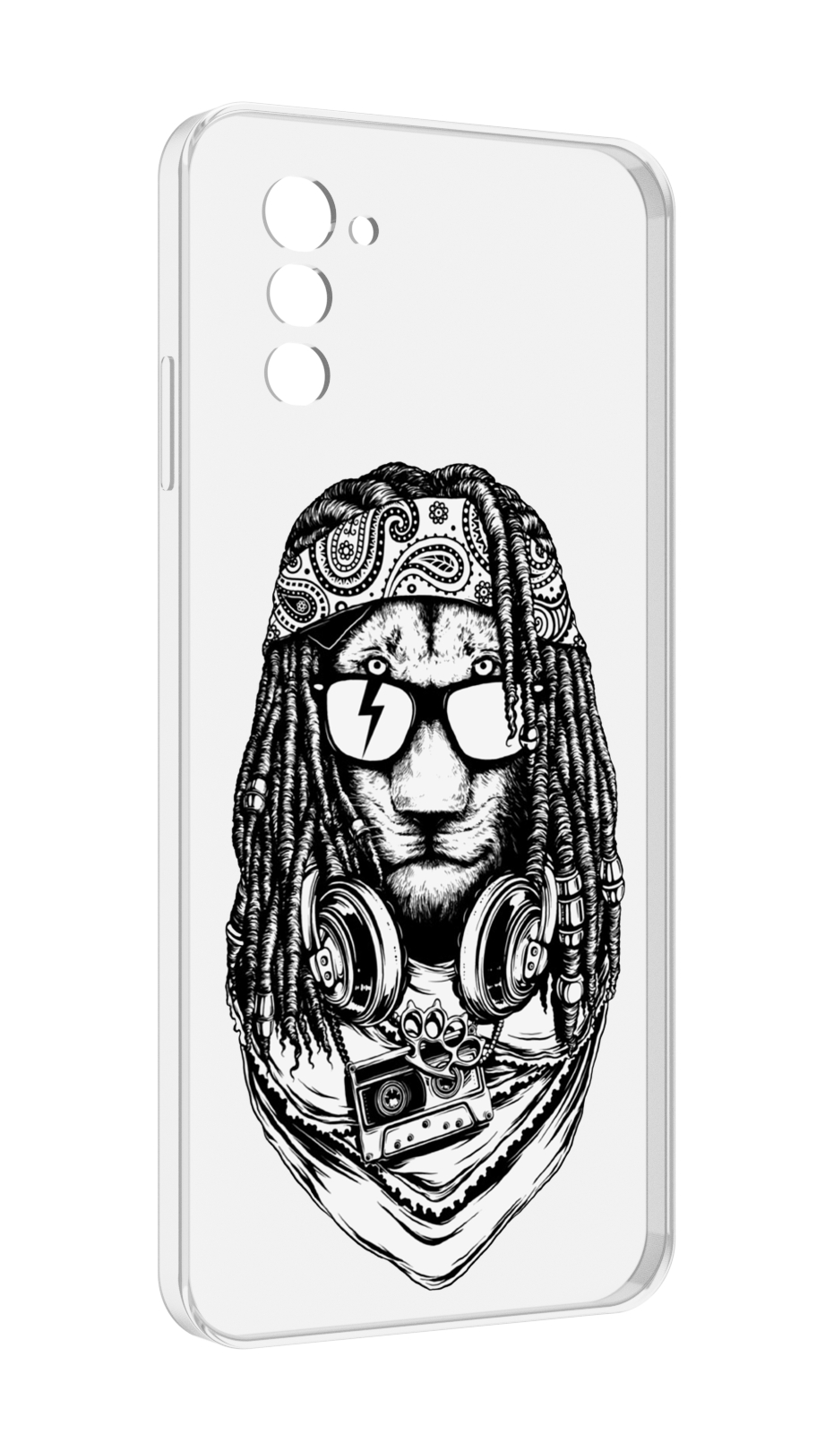 

Чехол MyPads дреды льва для UleFone Note 12 / Note 12P, Прозрачный, Tocco