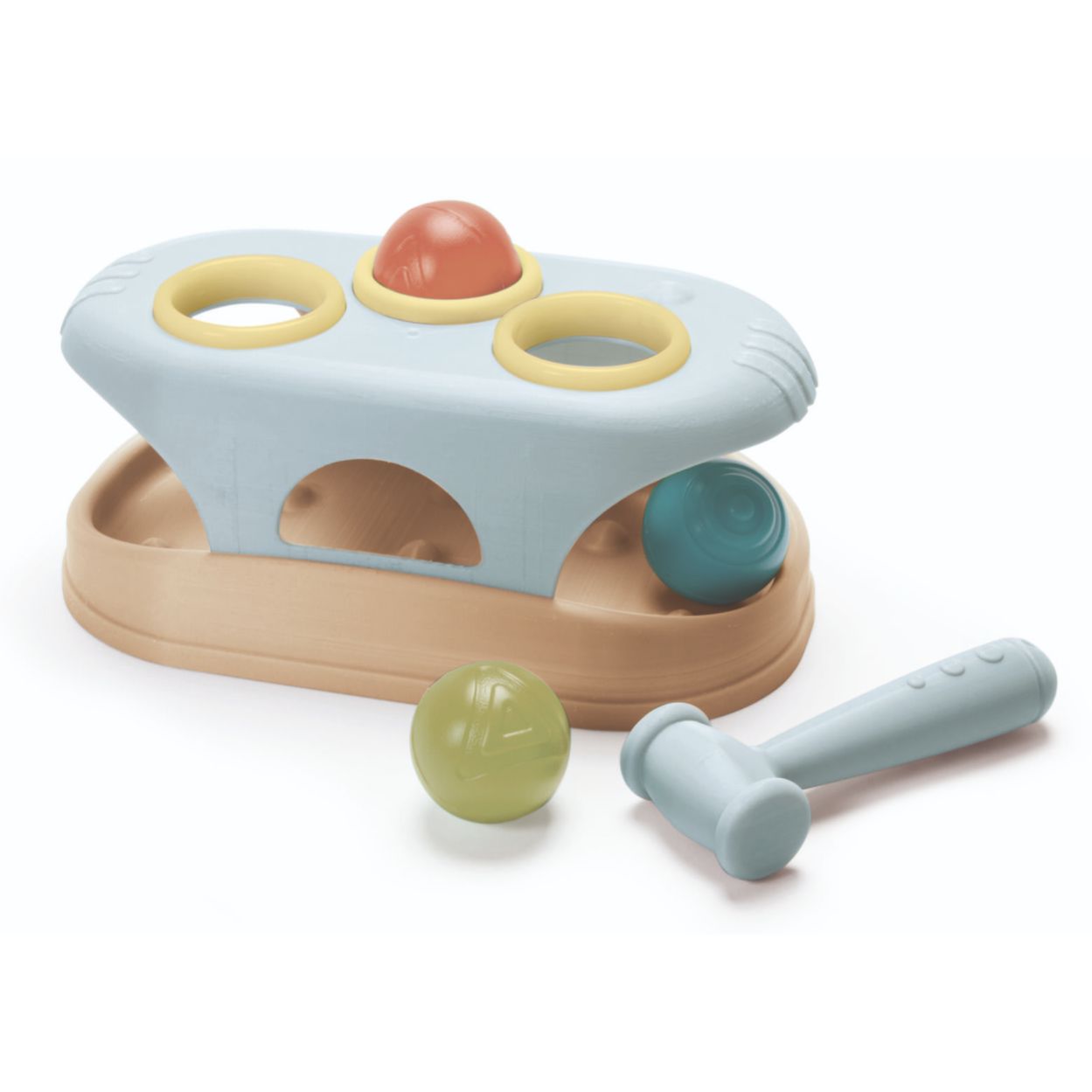 

Стучалка Dantoy с молотком и шарами. Биопластик, эко игрушка 6040