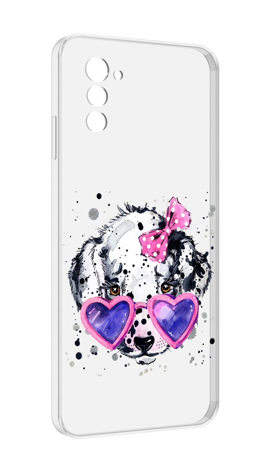 

Чехол MyPads долматинец в очках для UleFone Note 12 / Note 12P, Прозрачный, Tocco