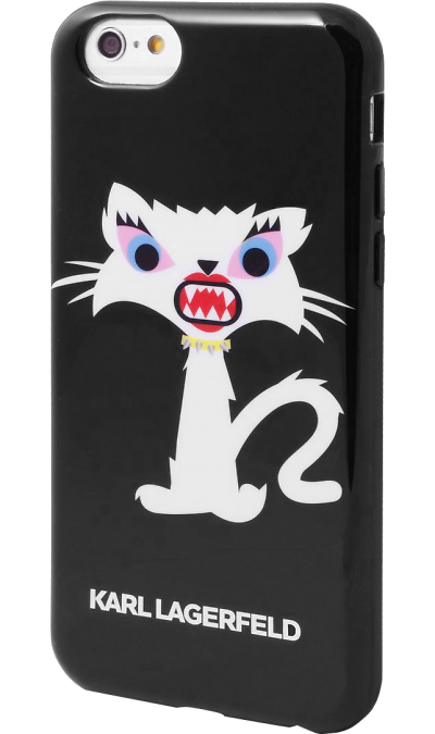 

Чехол-крышка Karl Lagerfeld Case Monster для Apple iPhone 6, силикон, черный (Soft Case), Case Monster для Apple iPhone 6 Soft Case