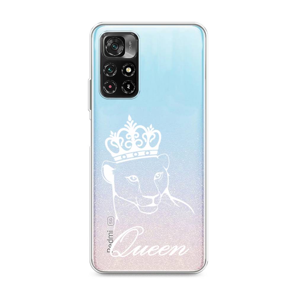 фото Силиконовый чехол "львица королева" на xiaomi redmi note 11t 5g awog