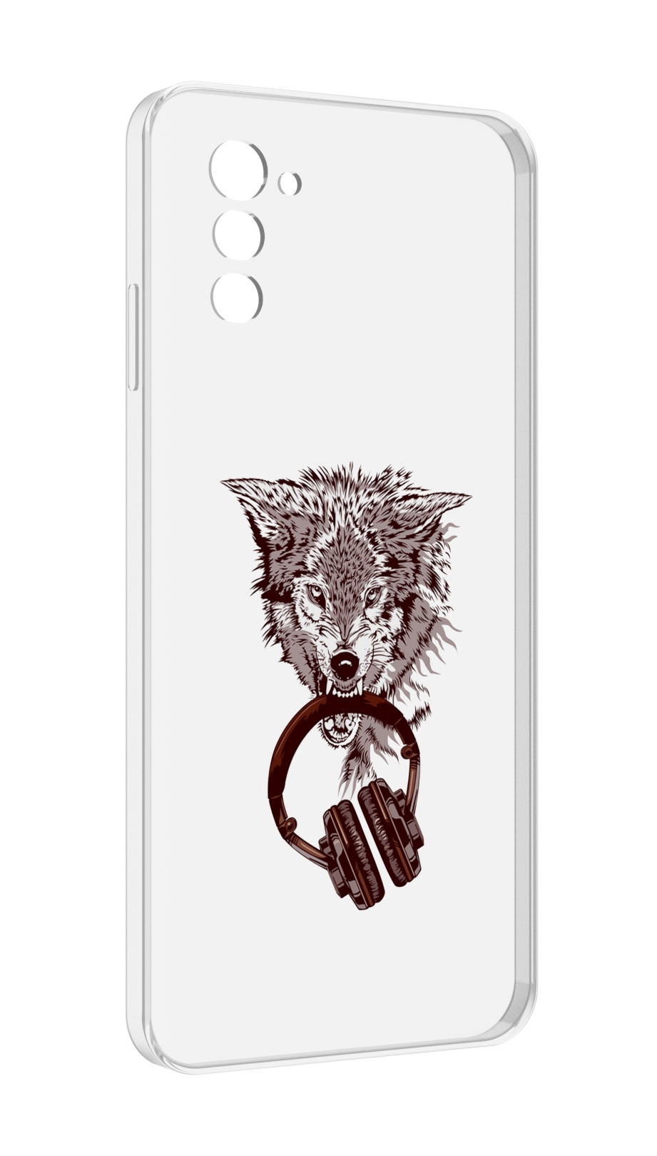 Чехол MyPads дикий волк для UleFone Note 12 / Note 12P
