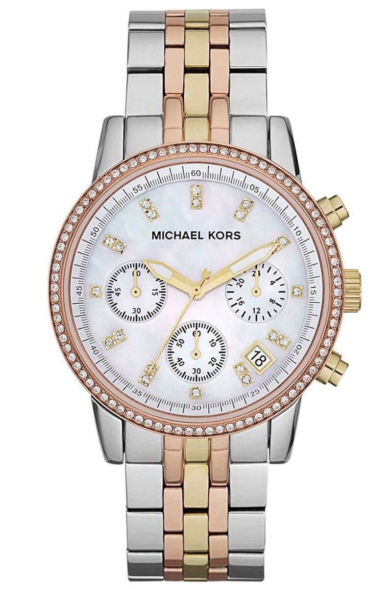 Наручные часы женские Michael Kors Ritz золотистые/серебристые