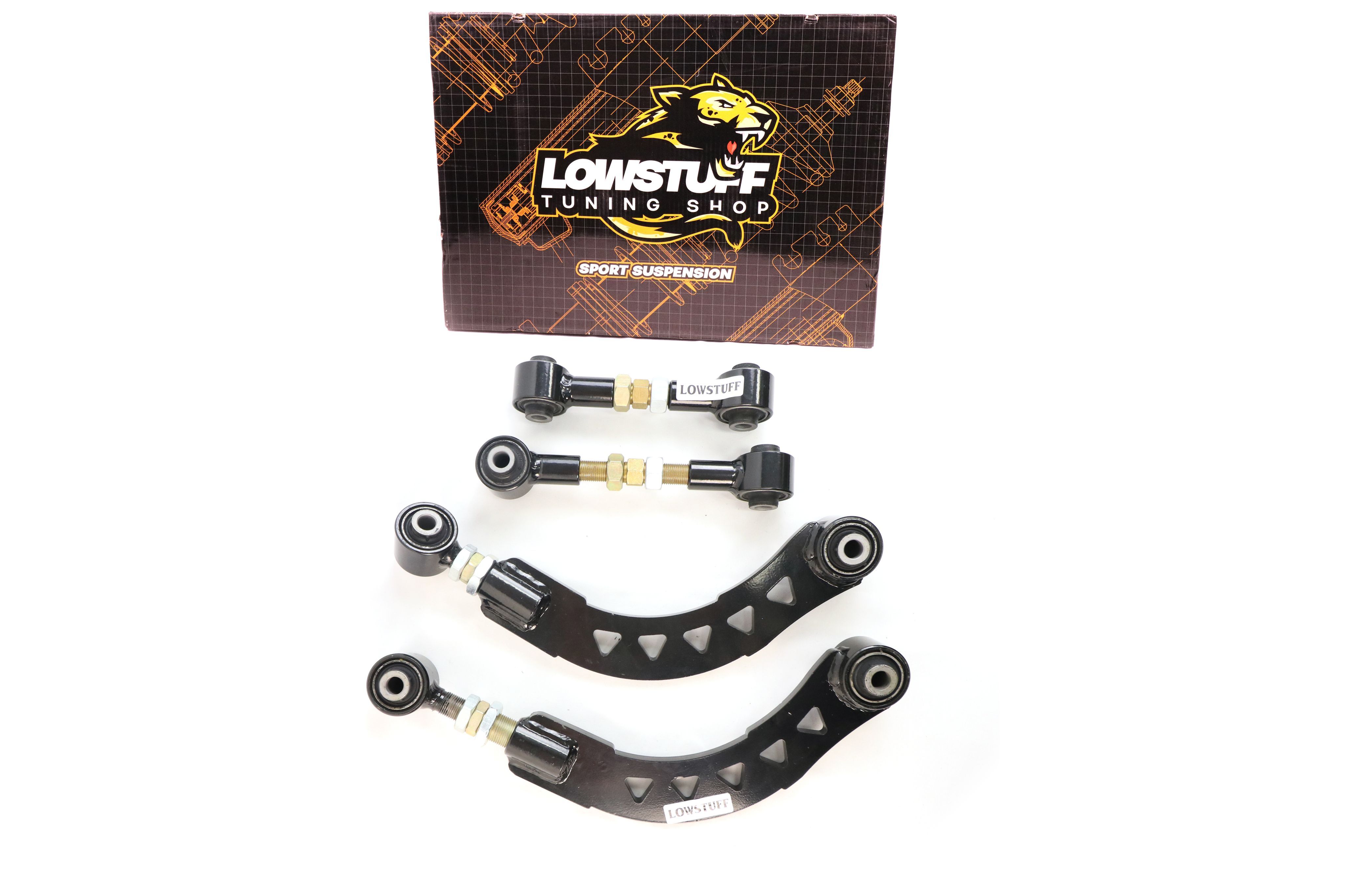Комплект рычагов задней оси LOWSTUFF Mitsubishi Lancer 9, Lancer 10, ASX, Outlander 1,2