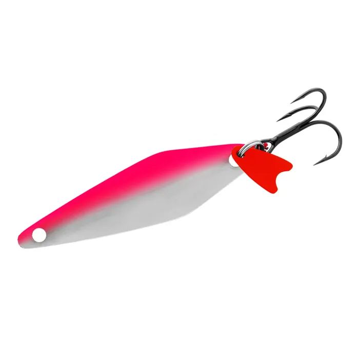 

Блесна Колеблющаяся Sprut North Spoon 80 SPN, Белый;розовый, North