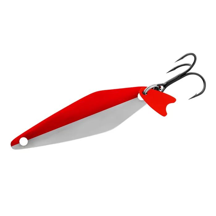 

Блесна Колеблющаяся Sprut North Spoon 80 SR, Серебристый;красный, North