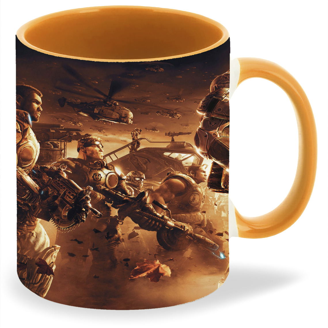 

Кружка CoolPodarok gears of war 2 Солдаты Туча вертолётов в небе, gears of war 2 Солдаты Туча вертолётов в небе