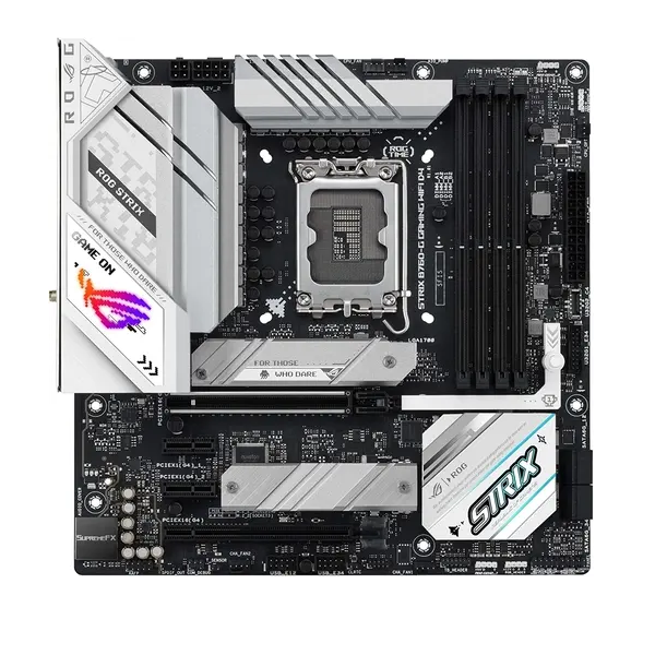 Материнская плата ASUS ROG STRIX B760-G GAMING WIFI D4, LGA 1700, Intel B760, mATX, Ret