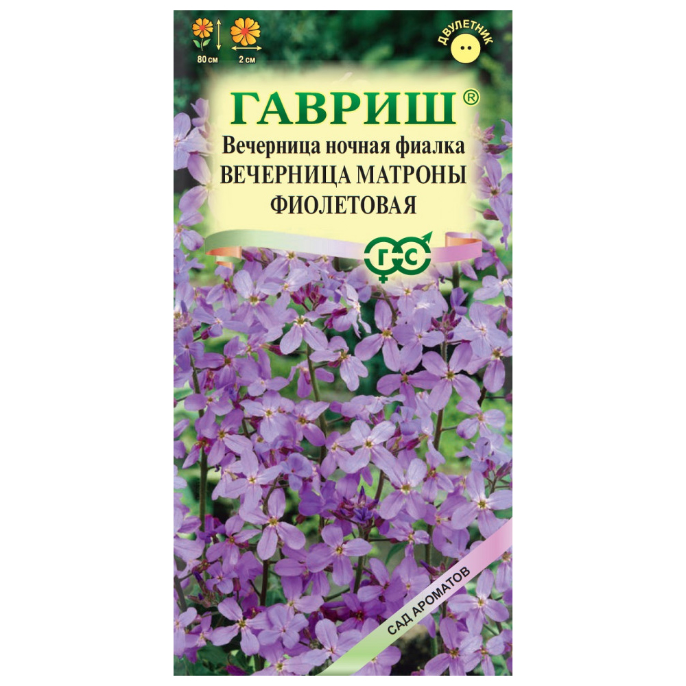 

Семена хесперис Вечерница Матроны фиолетовая Гавриш 1071862168-10 1 уп.