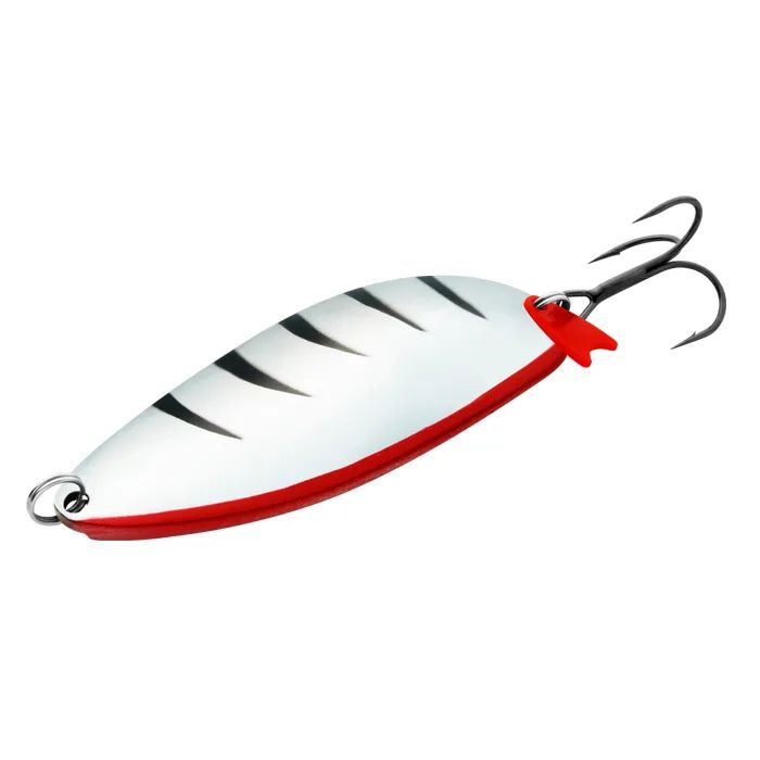 

Блесна Колеблющаяся Sprut Casper Spoon 68 SP, Серебристый;красный, Casper