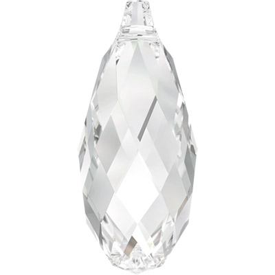 фото Подвески swarovski crystal 13x6,5 мм 6 шт белые