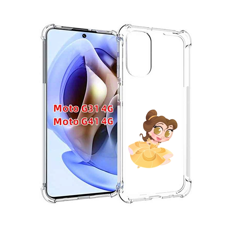 

Чехол MyPads мини-принцесса женский для Motorola Moto G31 4G / G41 4G, Прозрачный, Tocco