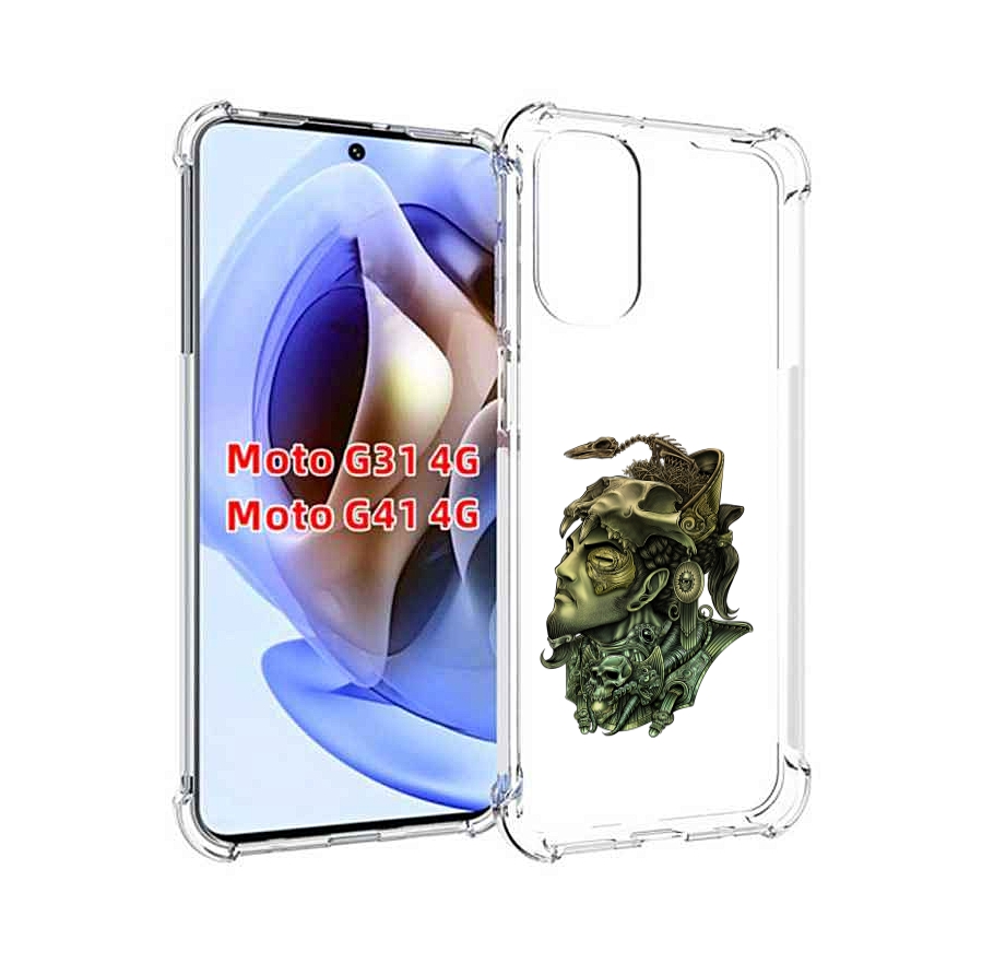 

Чехол MyPads бронзовый воин для Motorola Moto G31 4G / G41 4G, Прозрачный, Tocco