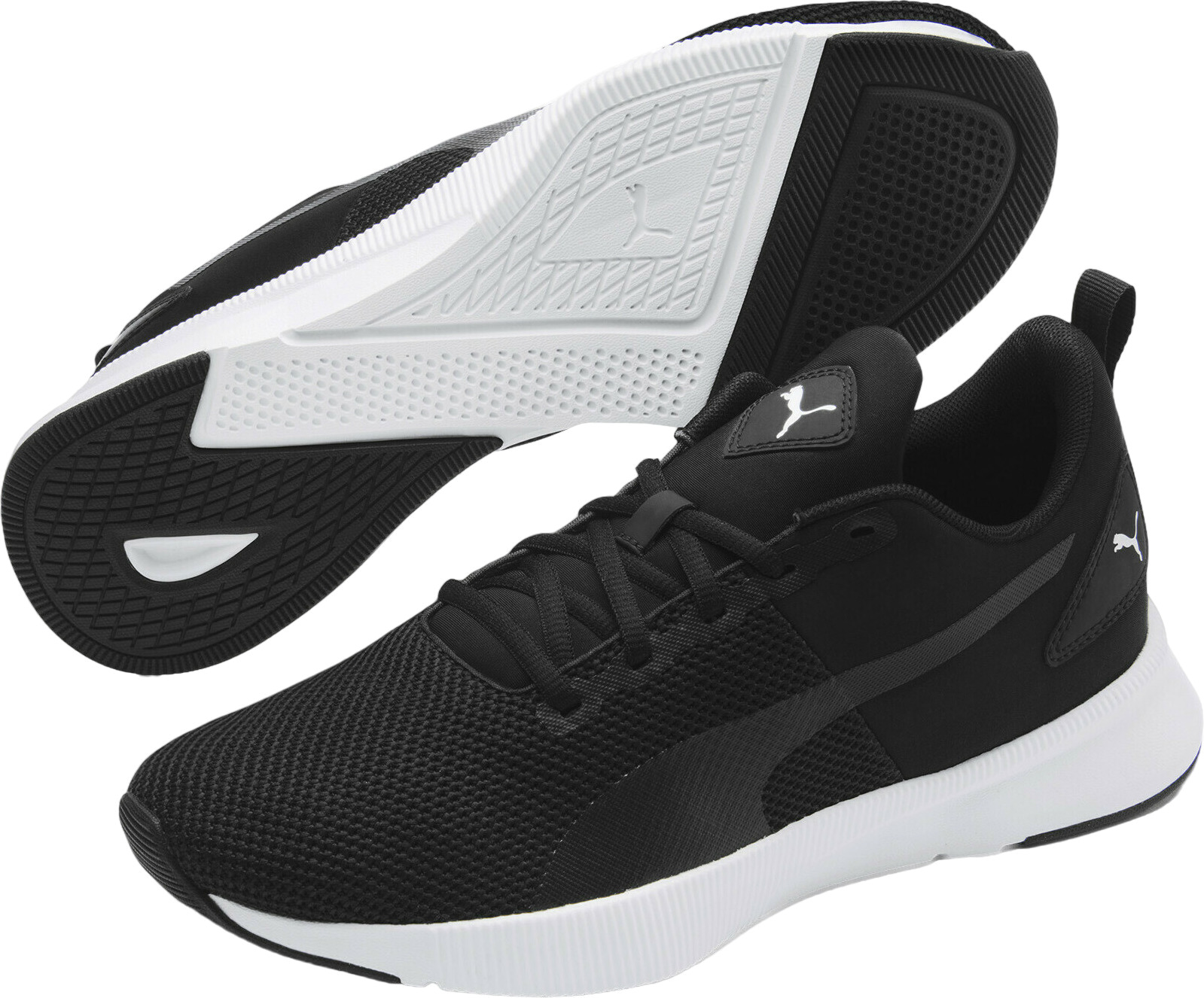 

Кроссовки мужские PUMA FLYER RUNNER черные 7 UK, Черный, FLYER RUNNER