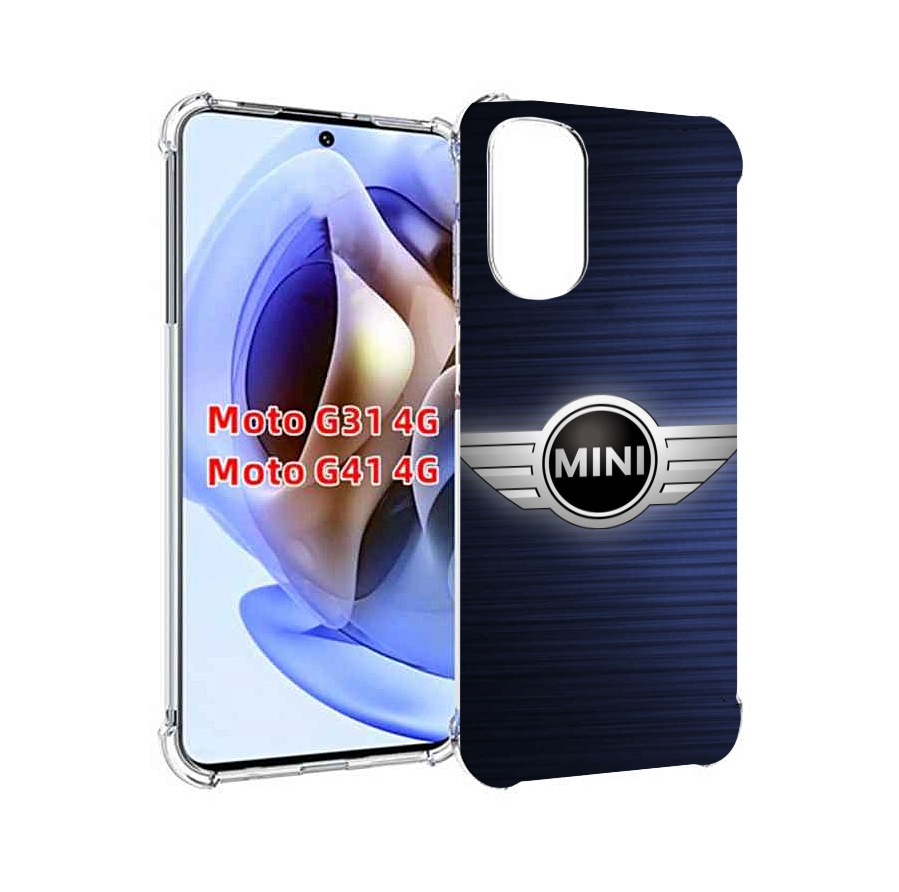 

Чехол Mypads Mini 2 Мужской Для Motorola Moto G31 4G/G41 4G, Прозрачный, Tocco