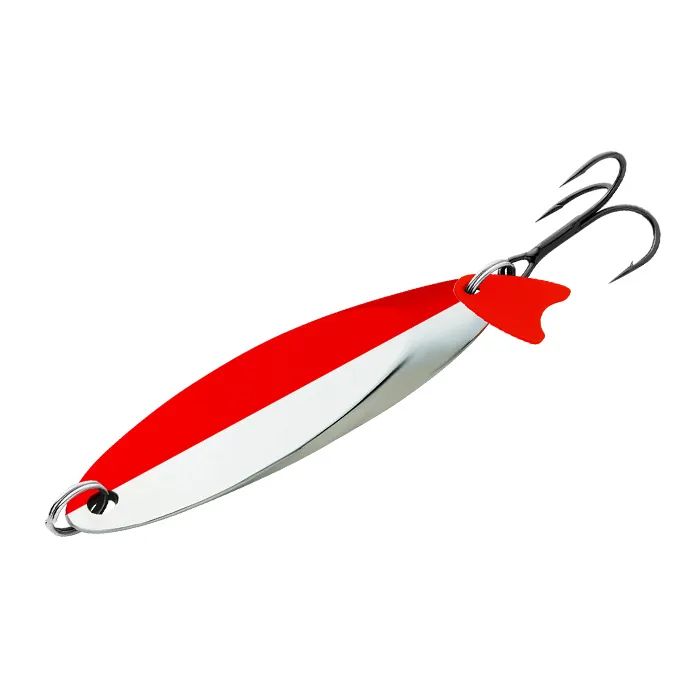 

Блесна Колеблющаяся Sprut Horda Slim Spoon 70 SR, Серебристый;красный, Horda Slim