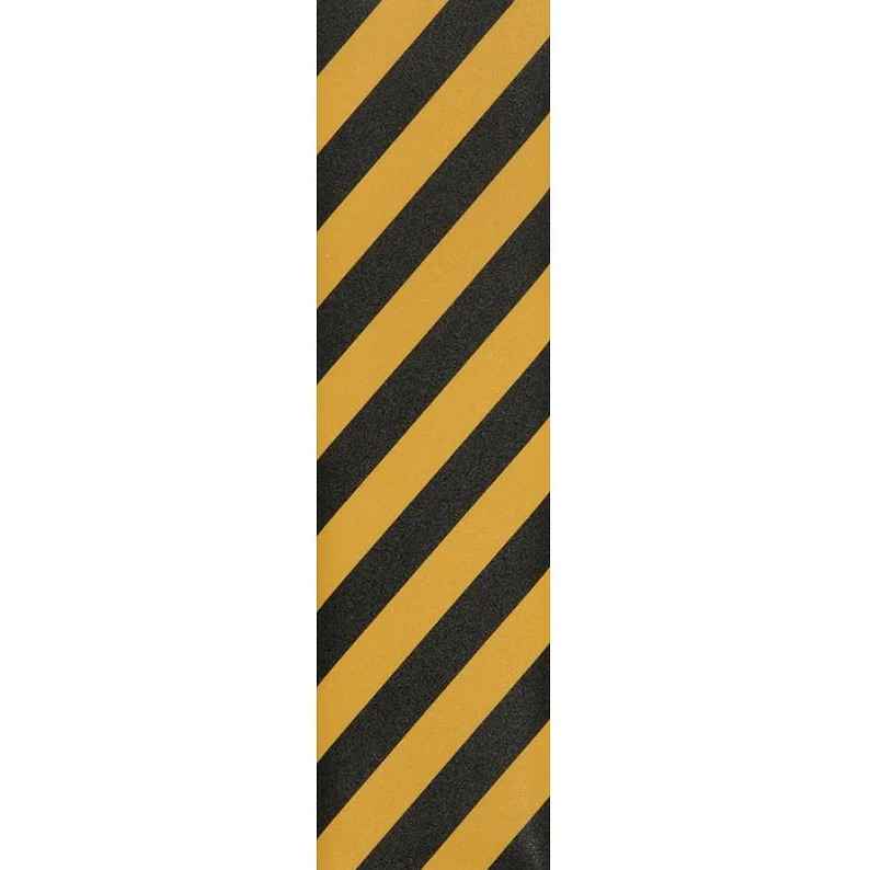 фото Шкурка для скейта griptape, размер 15см х 60см, цвет черный/желтый safetystep