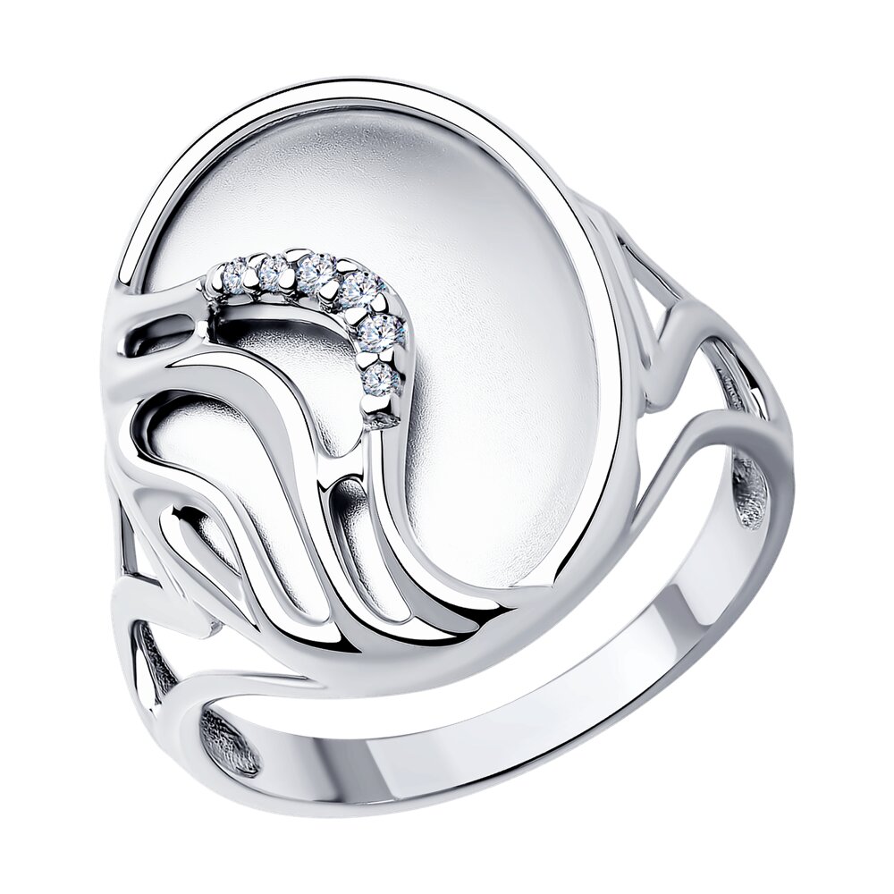 

Кольцо из серебра р. 17,5 Diamant 94-110-01560-1, фианит, 94-110-01560-1