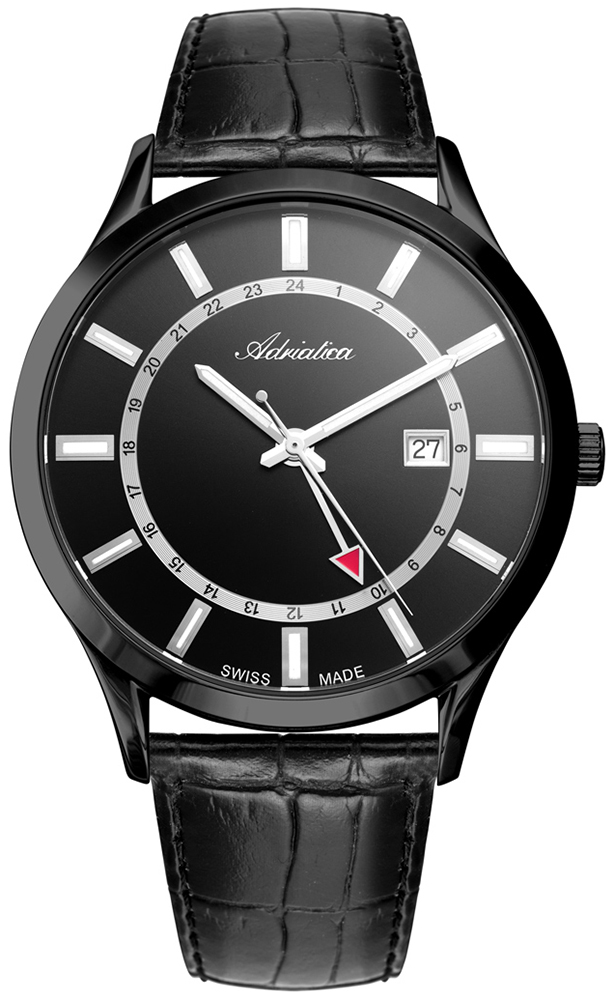 Наручные часы мужские Adriatica A8289.B214Q черные