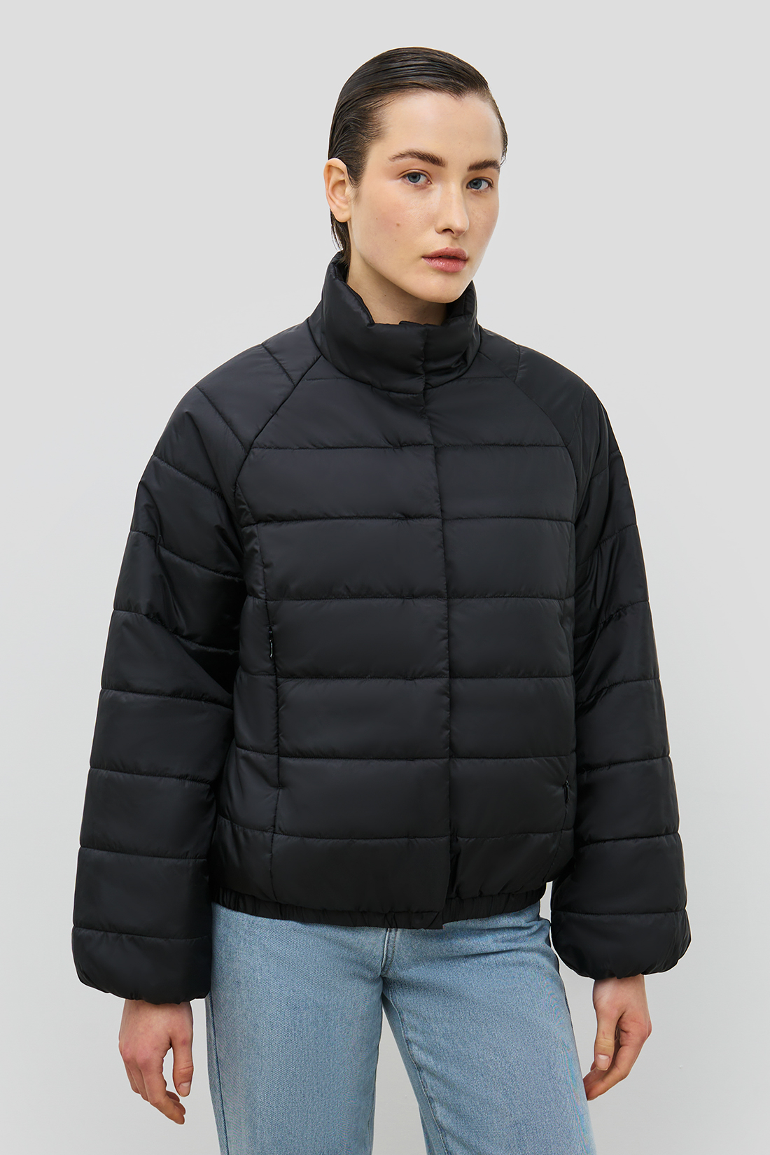 

Куртка женская Baon B0323044 черная L, Черный, B0323044