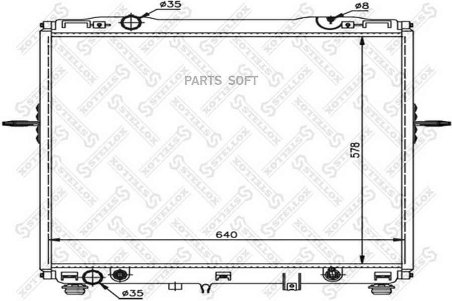 

Основной радиатор (двигателя) Stellox 1026496SX для Kia Sorento - Stellox арт. 1026496SX