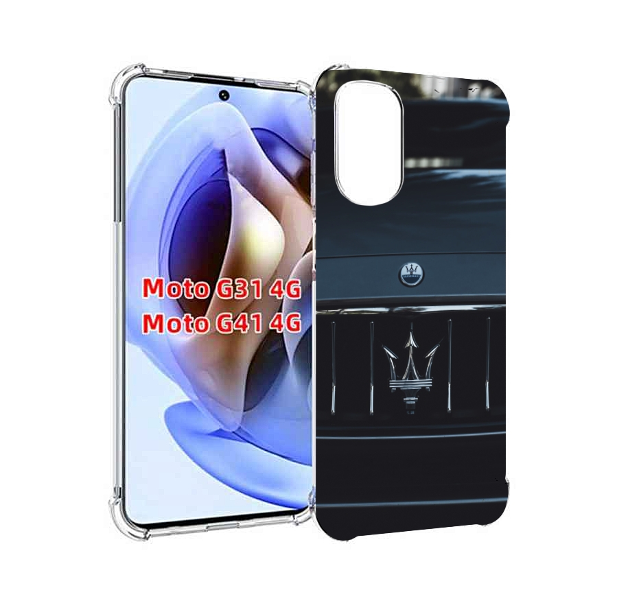 

Чехол Mypads Maserati 2 Для Motorola Moto G31 4G/G41 4G, Прозрачный, Tocco