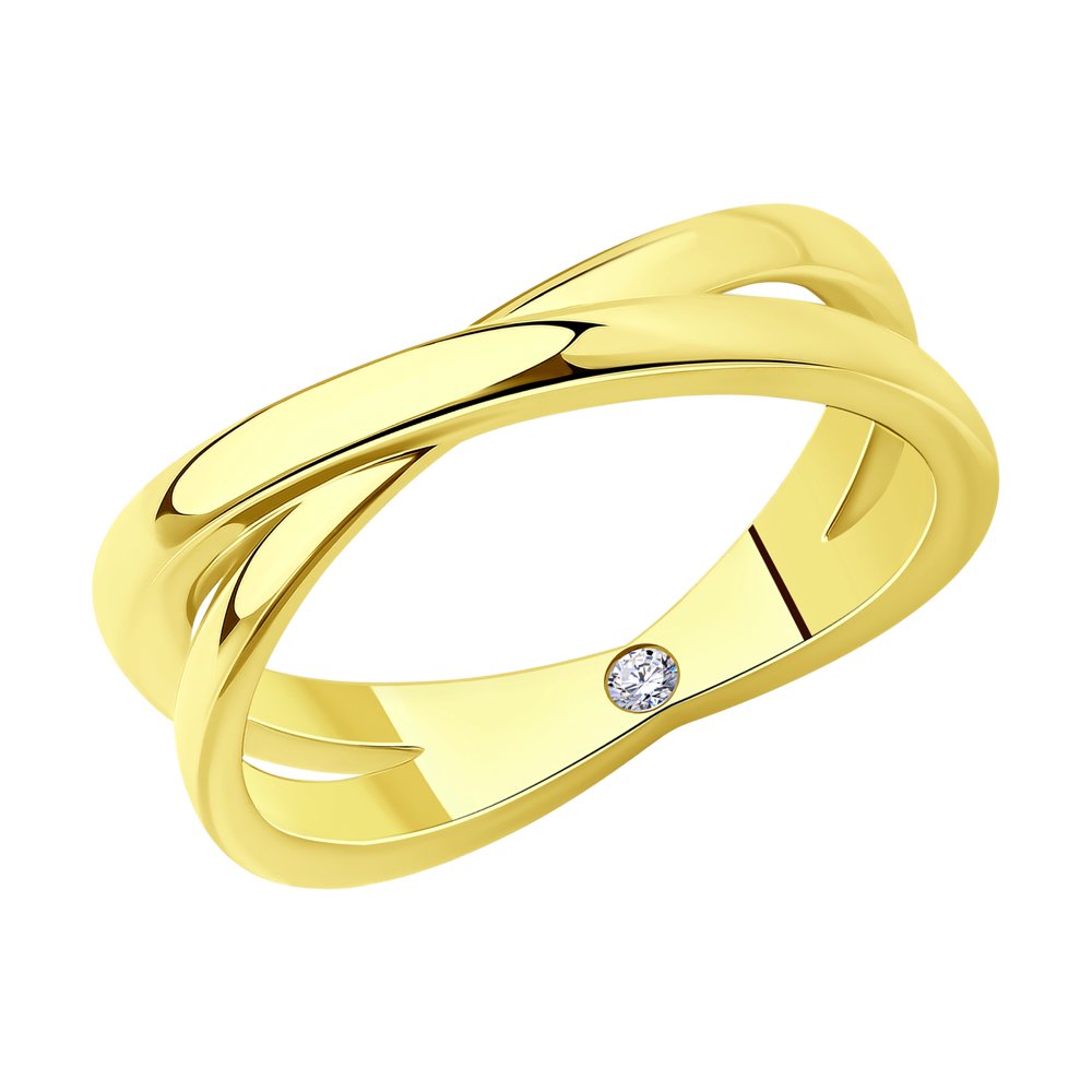 

Кольцо из серебра с фианитом р. 16,5 SOKOLOV 93010892, 93010892