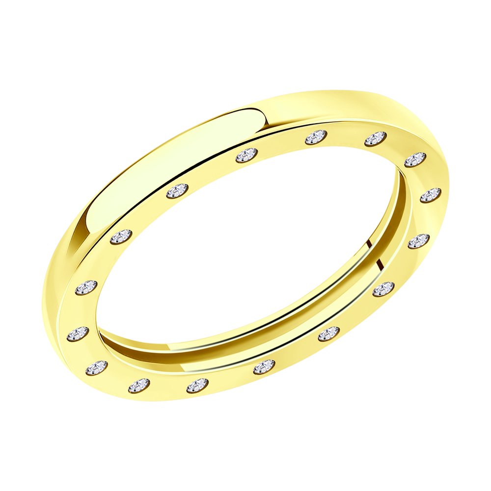 

Кольцо из серебра с фианитом р. 17 SOKOLOV 93010889, 93010889