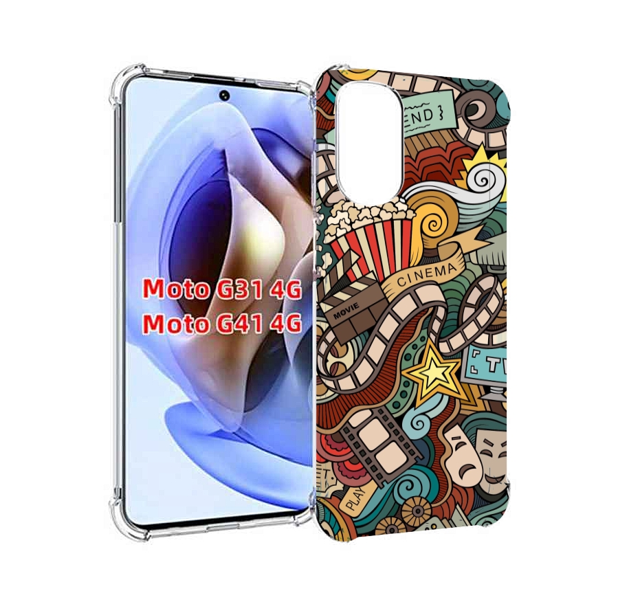 

Чехол MyPads любимое кино для Motorola Moto G31 4G / G41 4G, Прозрачный, Tocco