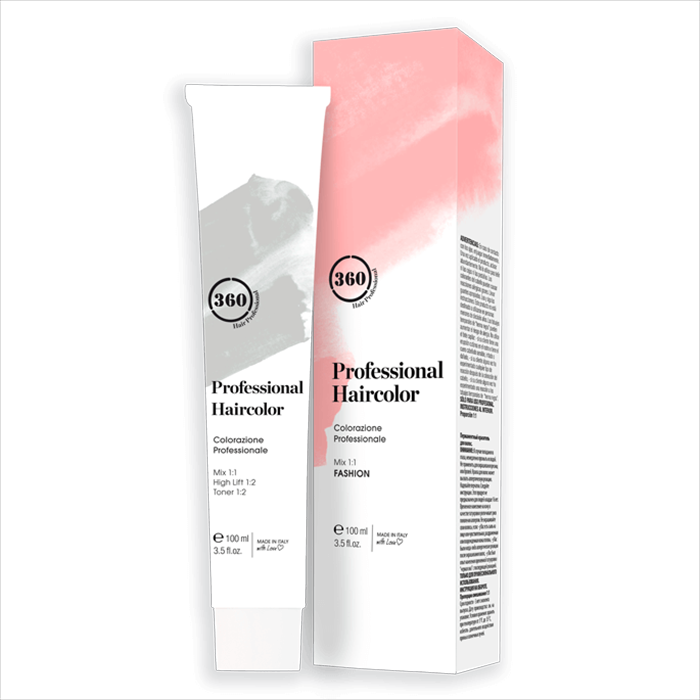 Краситель перманентный для волос 360 HAIR PROFESSIONAL V фиолетовый Permanent Haircolor