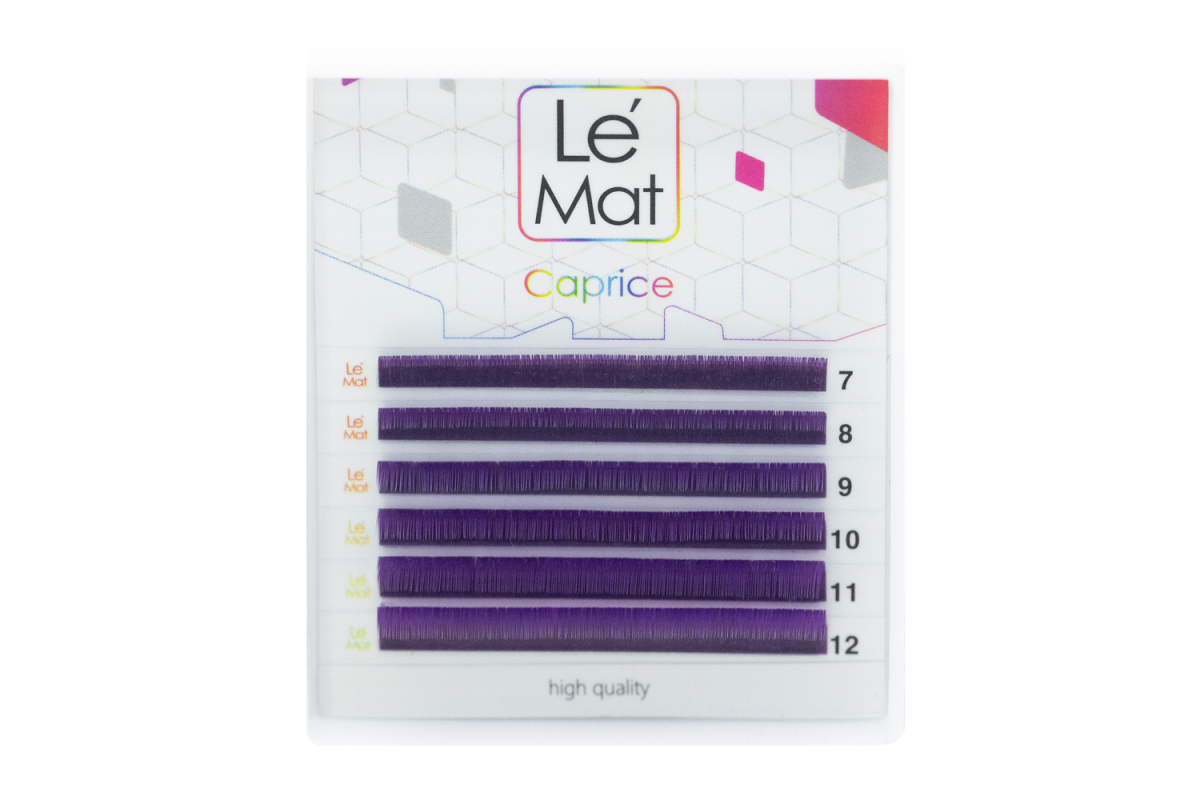 

Ресницы Violet Le Maitre Caprice 6 линий M007 Mix 10-14 mm, Фиолетовый