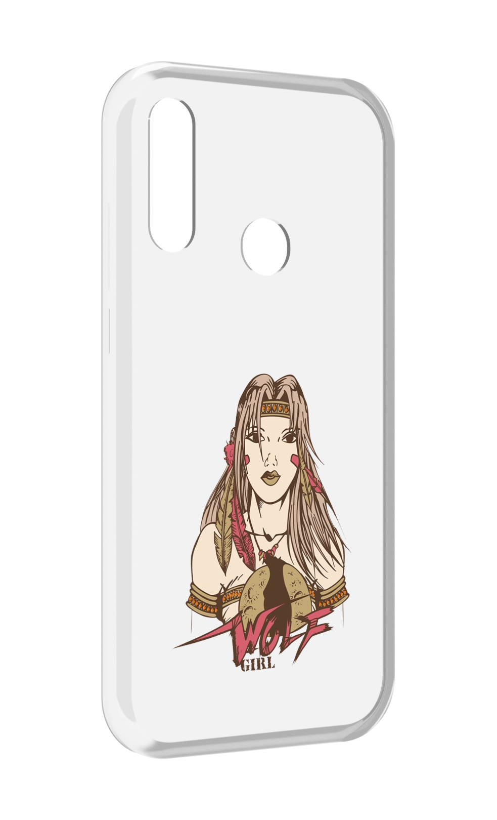 

Чехол MyPads девушка волк для Lenovo Z6 Pro Youth Edition / Z6 Pro Lite, Прозрачный, Tocco