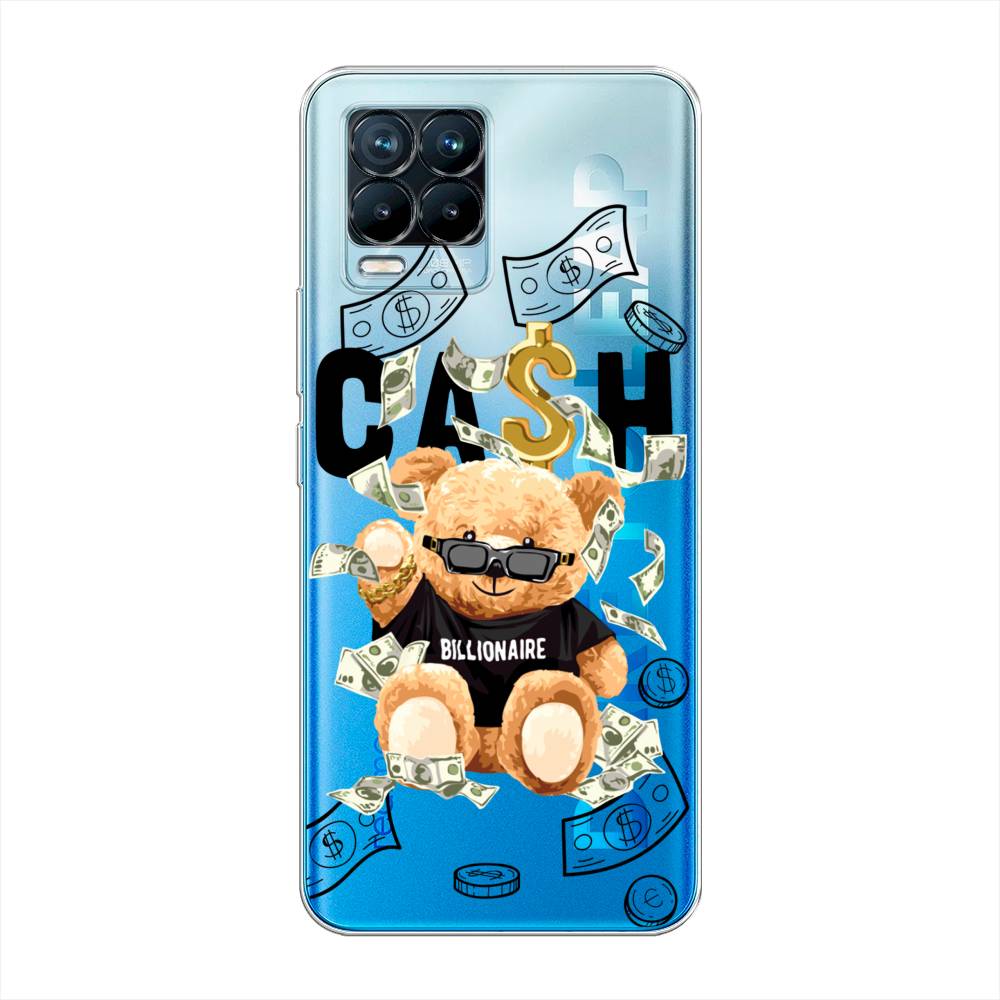 

Чехол на Oppo Realme 8 "Big cash", Черный;серый;бежевый, 255550-6