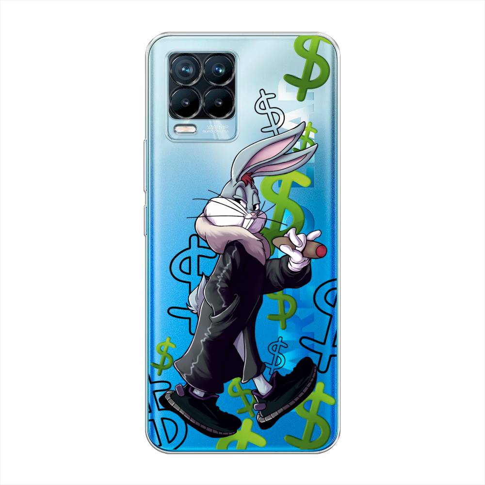 

Чехол на Oppo Realme 8 "Rich Bugs Bunny", Зеленый;черный;голубой, 255550-6