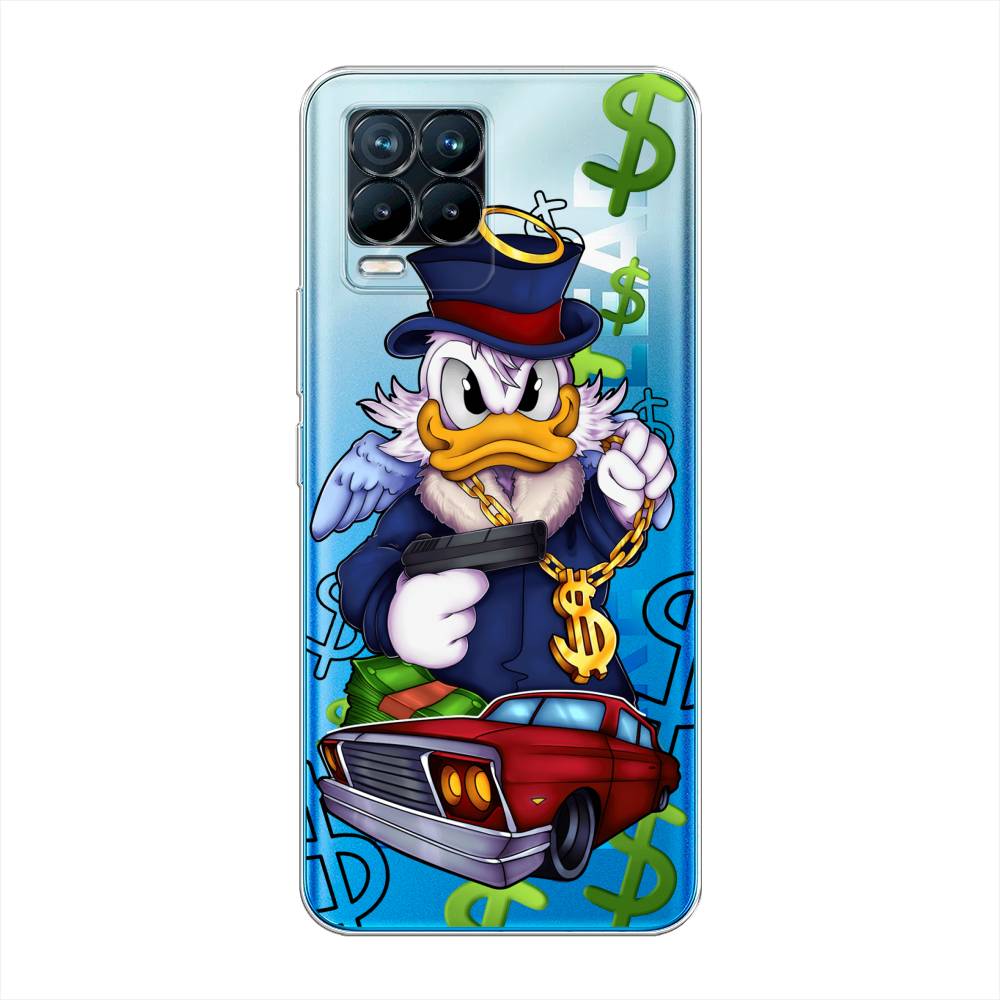 

Чехол на Oppo Realme 8 "Scrooge McDuck with a Gold Chain", Красный;синий;белый, 255550-6