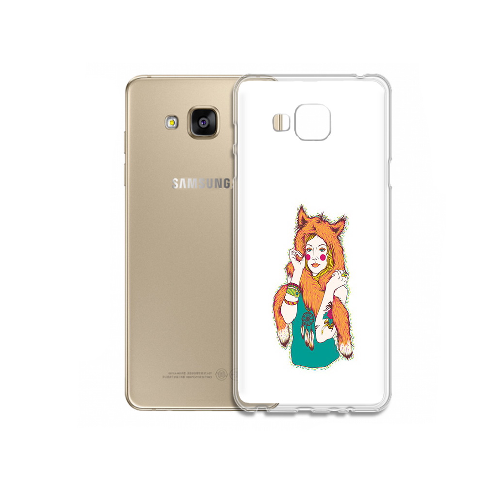 

Чехол MyPads Tocco для Samsung Galaxy J5 Prime Девушка лиса (PT66772.570.62), Прозрачный, Tocco