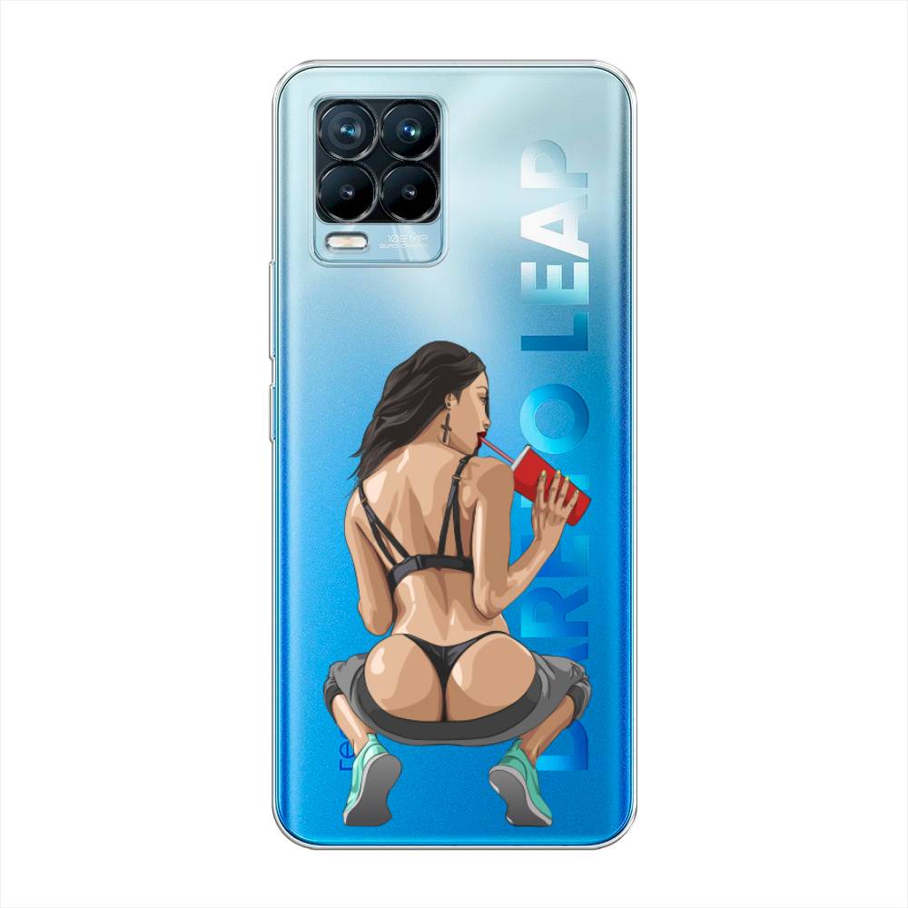

Чехол на Oppo Realme 8 "Сочные булочки", Бежевый;красный;черный, 255550-6