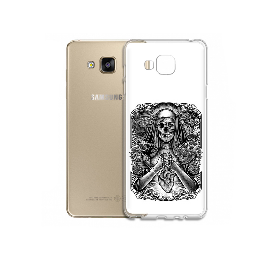 

Чехол MyPads Tocco для Samsung Galaxy J5 Prime скелет с сердцем (PT66772.570.603), Прозрачный, Tocco