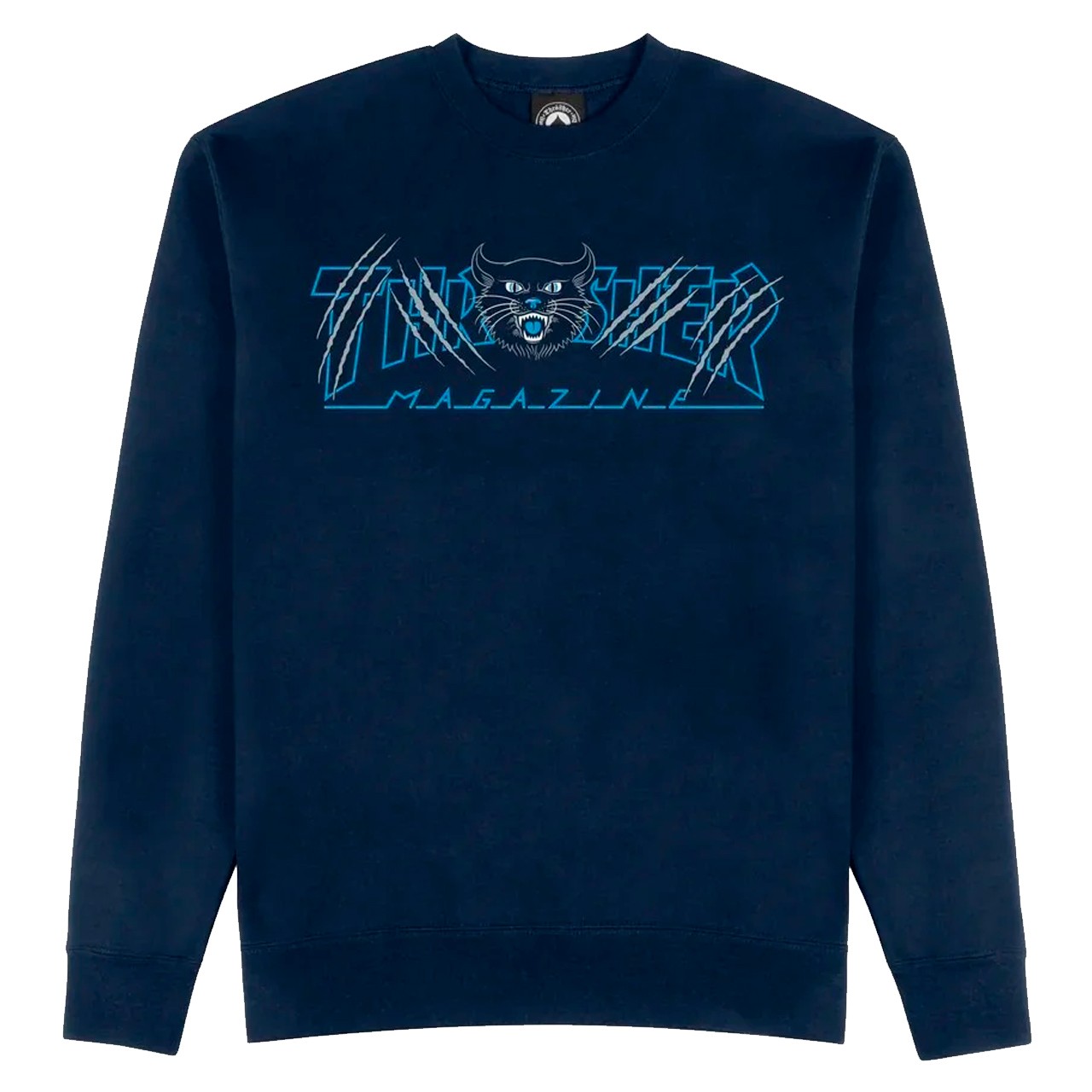 Свитшот мужской Thrasher Gato синий XL 11892₽